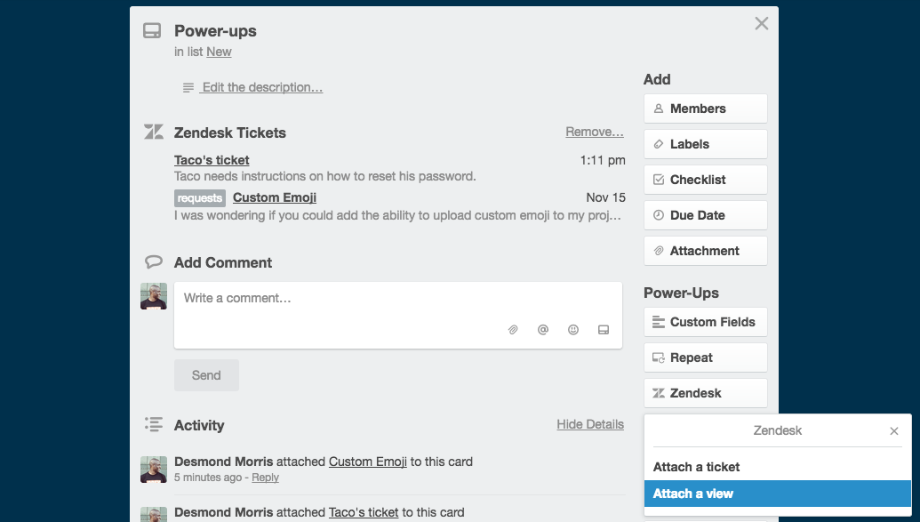 Zendesk Power-Up | Trello